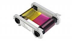 Полноцветная лента (YMCKO) на 500 оттисков с чистящим роликом; для принтера Advent SOLID 700 в Новосибирске