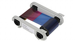 Полноцветная лента (YMCKOK) для двусторонней печати на 500 оттисков с чистящим роликом в Новосибирске